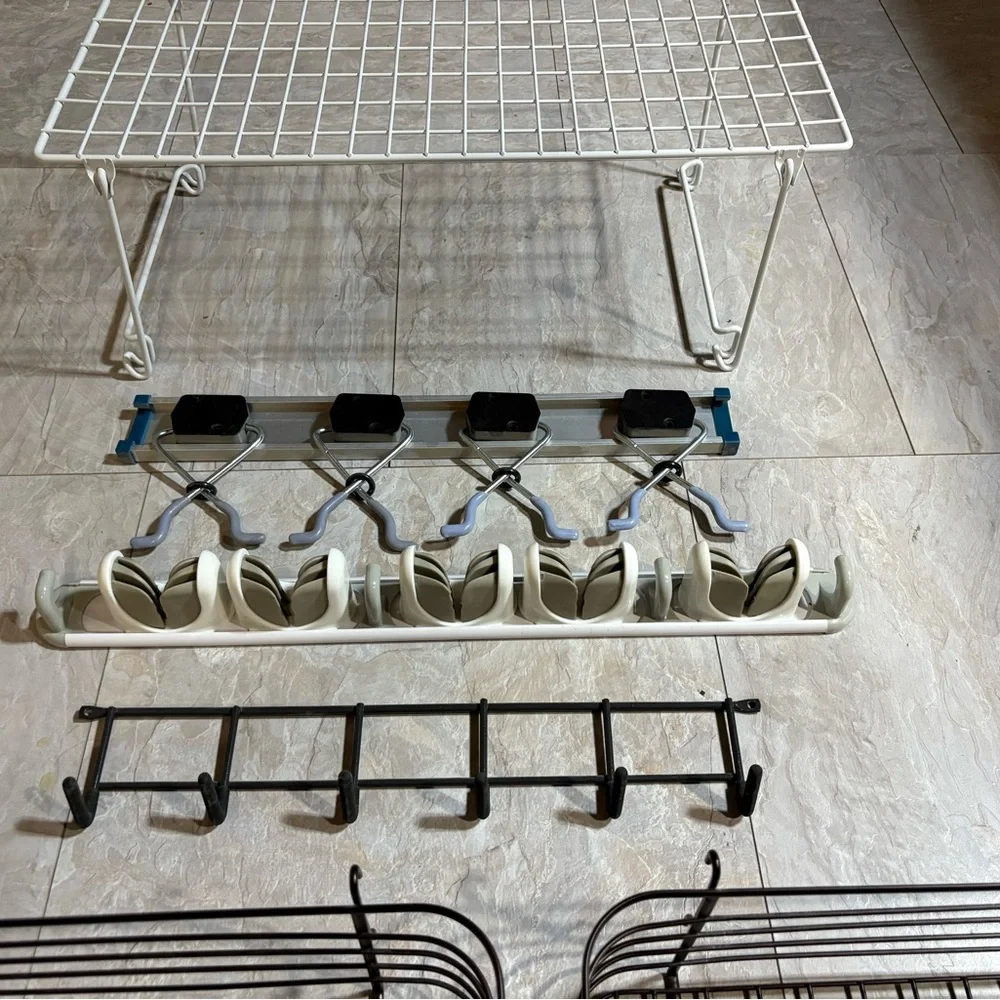 Metal Storage Rack Set with other hanging accessories - Picture 2 of 6